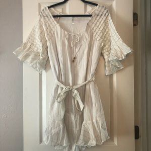 White and Gold Dress